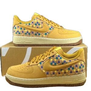 NEW Nike Air Force 1 Low SP N7 Wheat & Saturn Gold Mens Sneakers sz 11.5